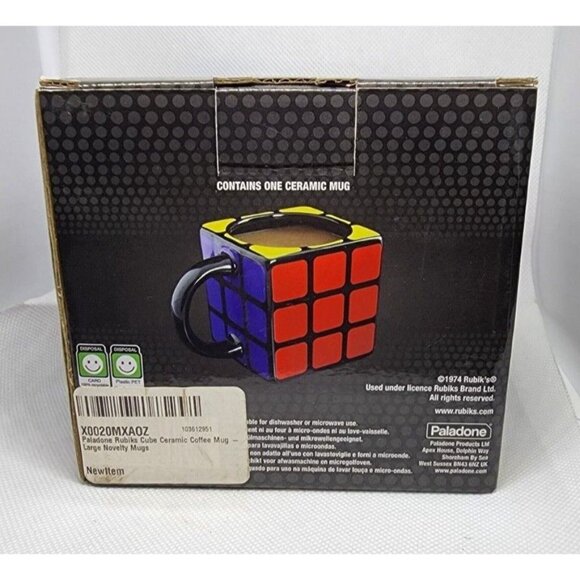Vintage 1974 Rubik's Cube Classic Strategy Game Novelty Fun Coffee Mug Gift - Picture 8 of 12